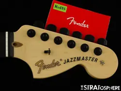 FENDER USA JIM ROOT JAZZMASTER NECK LOCKING TUNERS COMPOUND RADIUS EBONY