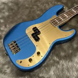 SQUIER BY FENDER 40TH ANNIVERSARY PRECISION BASS GOLD EDITION LAKE PLACID BLUE