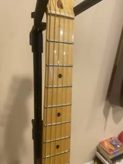 RED FENDER STRATOCASTER MADE IN USA