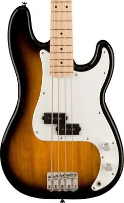 SQUIER BY FENDER SONIC PRECISION BASS MAPLE FINGERBOARD WHITE PICKGUARD 2-COLOR