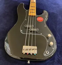 SQUIER BY FENDER CLASSIC VIBE 70S PRECISION BASS BLACK ELECTRIC BASS