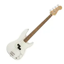 FENDER PLAYER PRECISION BASS PF POLAR WHITE ELECTRIC BASS