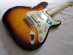 2006 FENDER 60TH ANNIV. STANDARD STRATOCASTER HSS MAPLE NECK MIM GUITAR SUNBURST