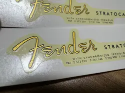 NECK HEADSTOCK DECALS