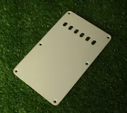 VINTAGE STYLE TREMOLO COVER BACK PLATE FOR FENDER STRAT - PARCHMENT 1 PLY V1