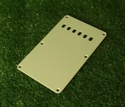 VINTAGE STYLE TREMOLO COVER BACK PLATE FOR FENDER STRAT - MINT GREEN 1 PLY V1