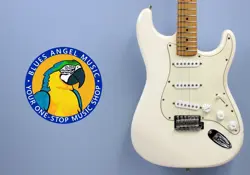 2012 FENDER STANDARD STRATOCASTER ELECTRIC GUITAR, OLYMPIC WHITE