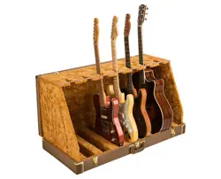 FENDER CLASSIC SERIES 7 GUITAR CASE STAND - BROWN
