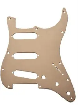 FENDER STRATOCASTER SSS GOLD ANODIZED ALUMINUM PICKGUARD, 11 HOLE