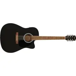 [PREORDER] FENDER FA-25CE DREADNOUGHT ACOUSTIC GUITAR, BLACK