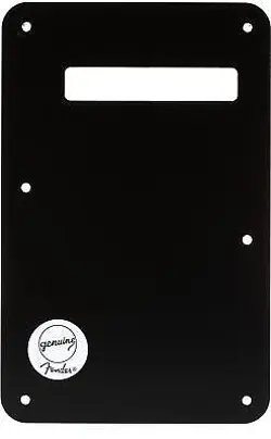 FENDER STRATOCASTER MODERN-STYLE TREMOLO BACKPLATES -3-PLY BLACK