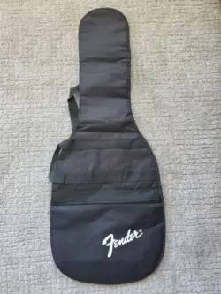 FENDER BLACK SOFT CASE GUITAR BAG BLACK NYLON 42