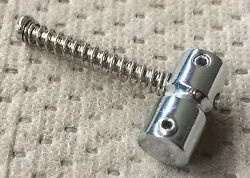 2008 FENDER SQUIER JAZZ BASS GUITAR BRIDGE ORIGINAL CHROME STRING SADDLE