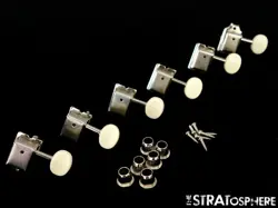 * NEW VINTAGE TUNERS FOR FENDER STRATOCASTER STRAT TELECASTER TELE NICKEL AGED
