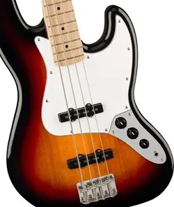 SQUIER BY FENDER AFFINITY SERIES JAZZ BASS COLOR 3-COLOR SUNBURST SOFT CASE INCL