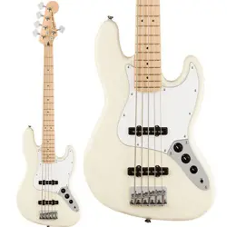 SQUIER BY FENDER AFFINITY SERIES JAZZ BASS V MAPLE FINGERBOARD WHITE PICKGUARD