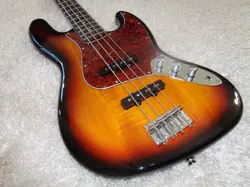 2015 FENDER SQUIER VINTAGE MODIFIED JAZZ BASS GUITAR 3 TONE SUNBURST