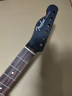 LEFT HAND 22 FRET TELE ELECTRIC GUITAR NECK MAPLE FOR DIY FENDER REPLACE BLACK