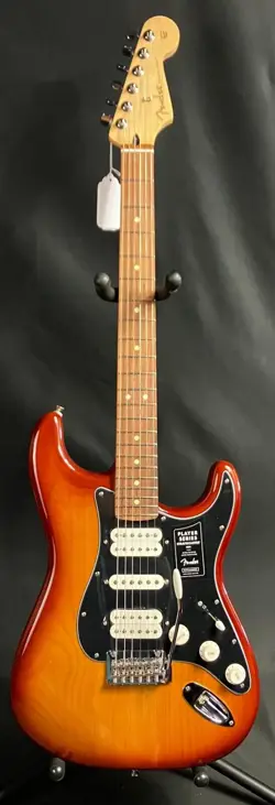 FENDER PLAYER STRATOCASTER HSH ELECTRIC GUITAR TOBACCO SUNBURST FINISH