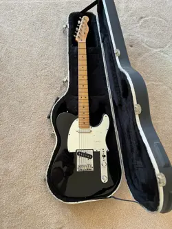 1999 BLACK AMERICAN FENDER TELECASTER  MADE IN USA