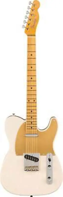 FENDER JV MODIFIED 50S TELECASTER MAPLE FINGERBOARD WHITE BLONDE