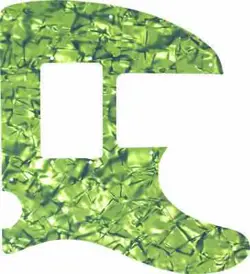 WD CUSTOM PICKGUARD FOR FENDER TELECASTER BASS #28DGR DARK GREEN PEARL