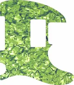 WD CUSTOM PICKGUARD FOR FENDER TELECASTER WITH HUMBUCKER #28DGR DARK GREEN PEARL