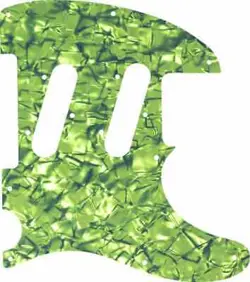 WD CUSTOM PICKGUARD FOR FENDER PAWN SHOP '72 #28DGR DARK GREEN PEARL
