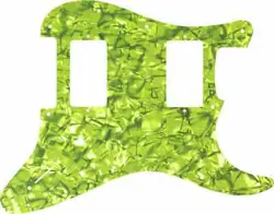 WD CUSTOM PICKGUARD FOR DUAL HUMBUCKER FENDER STRATOCASTER #28LGR LIME GREEN ...