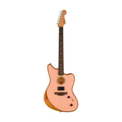 [PREORDER] FENDER ACOUSTASONIC PLAYER JAZZMASTER ELECTRIC GUITAR, SHELL PINK