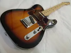 2020 FENDER DELUXE NASHVILLE TELECASTER SUNBURST MAPLE FRETBOARD ELECTRIC GUITAR