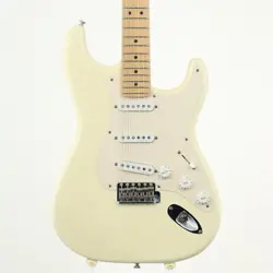 USED FENDER USA / ERIC CLAPTON STRATCASTER UPDATE OLYMPIC WHITE