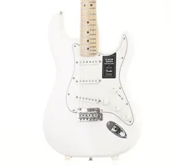 FENDER PLAYER STRATOCASTER POLAR WHITE USED ELECTRIC GUITAR