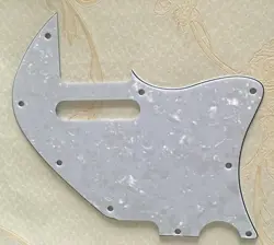FOR FENDER MERLE HAGGARD F HOLE TELECASTER STYLE GUITAR PICKGUARD WHITE PEARL