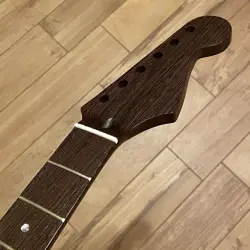 22 FRETS WENGE STRAT GUITAR NECK NITRO SATIN FITS FOR DIY FENDER ST REPLACEMENT