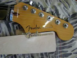 4PCS SILVER SELF-ADHESIVE METAL STICKER FOR FENDER STRATOCASTER GUITAR HEADSTOCK