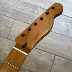 ROASTED MAPLE TELE NECK NITRO SATIN FITS TELECASTER WARMOTH FENDER TM02B1