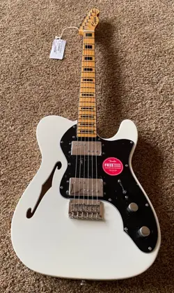 FENDER SQUIER CLASSIC VIBE 70'S TELECASTER THINLINE - FSR LIMITED OLYMPIC WHITE