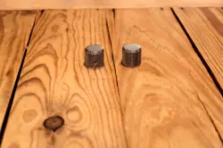 2 FENDER AMERICAN PROFESSIONAL II PRECISION JAZZ J P CHROME BASS GUITAR KNOBS