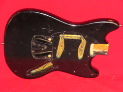 FENDER 1965 BLACK MUSTANG BODY