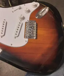 2021 FENDER SQUIER STRAT LOADED BODY TOBACCO BURST