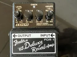 BOSS FDR-1 FENDER 65 DELUXE REVERB EFFECTOR