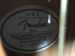 FENDER JAPAN MA-1