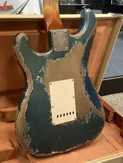 FENDER CUSTOM SHOP 1960 STRATOCASTER HEAVY RELIC LAKE PLACID BLUE DALE WILSON 20