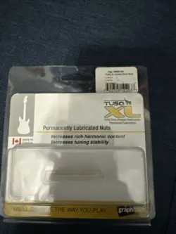 GRAPH TECH TUSQ XL SLOTTED NUT FOR FENDER STRAT/STRATOCASTER GUITAR, PQL-5000-00