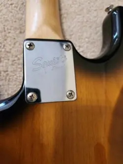 FENDER SQUIER STRAT ELECTRIC GUITAR WITH CASE