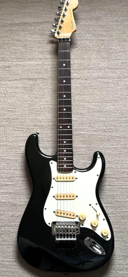 FENDER JAPAN STRATOCASTER 1989 - 1990 ELECTRIC GUITAR BLACK