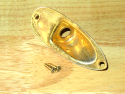 FENDER 1989 USA GOLD AMERICAN VINTAGE 57 MARY KAYE STRATOCASTER JACK PLATE