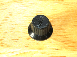 FENDER 1985 MIJ BLACK CONTEMPORARY STRATOCASTER CONTROL KNOB JAPAN 2