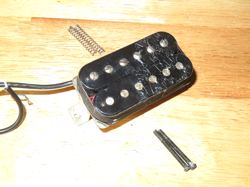 FENDER 1985 MIJ BLACK CONTEMPORARY HUMBUCKER NECK PICKUP JAPAN